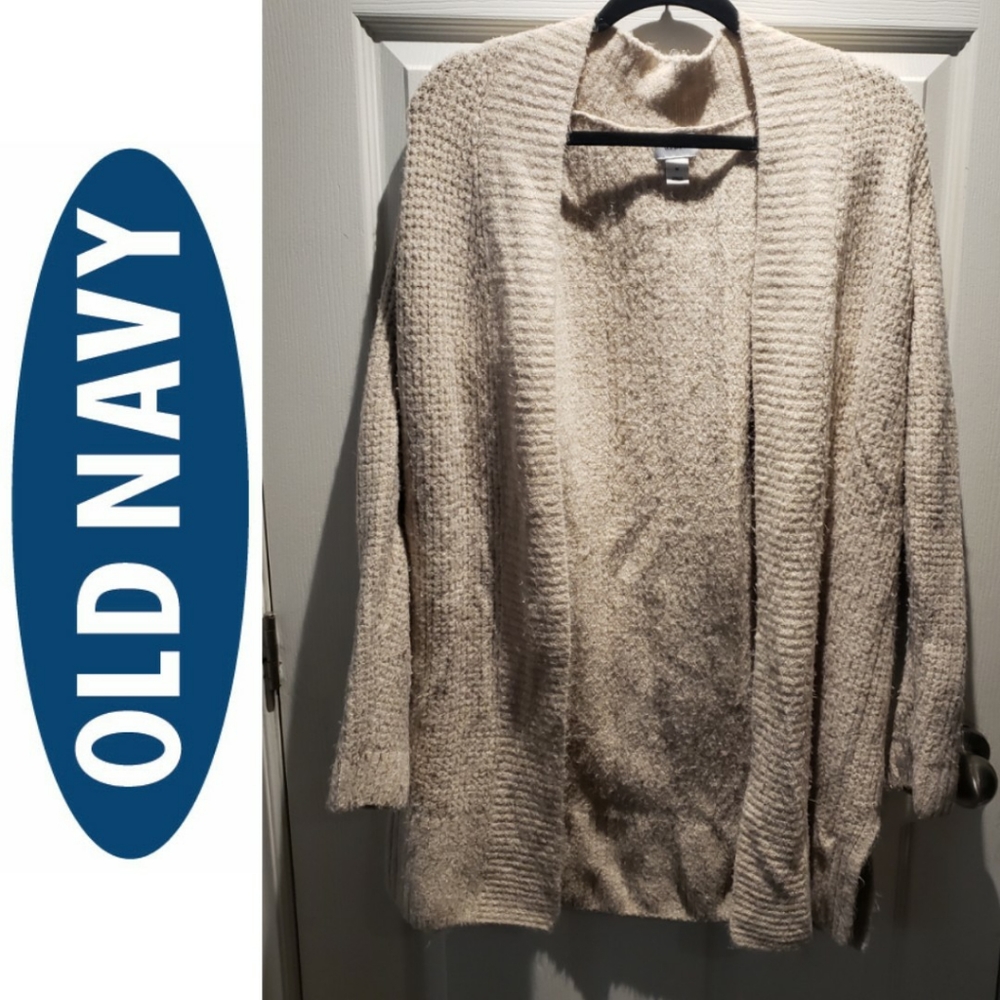 Old Navy Tan Open Front Cardigan Size M